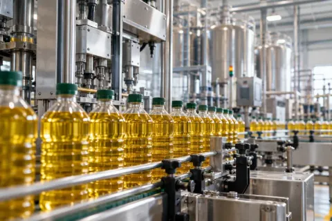 Aceite vegetal para la industria alimentaria